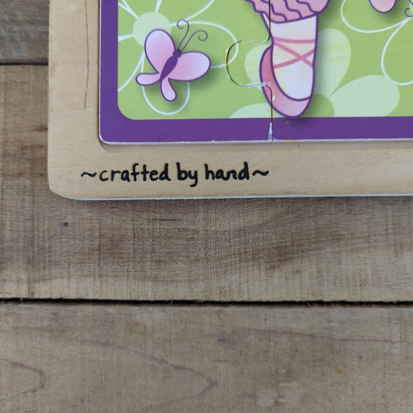 Melissa & Doug Fresh Start Wooden Jigsaw Puzzle Ballerinas & Butterflies 24 Pcs - Picture 2 of 9